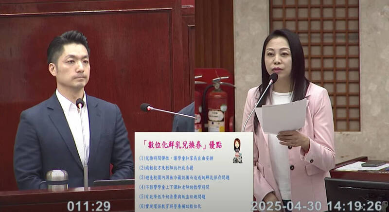 蔣萬安表示,推動生生喝鮮乳政策主旨盼於照顧2至12歲年齡層的孩童,期間確實發現設籍台北市,但未就讀台北學校的孩子,後續將依照議員建議將這些孩子們納入補助對象,預計下週就會有結果。(記者劉詠韻翻攝) 蔣萬安表示,推動生生喝鮮乳政策主旨盼於照顧2至12歲年齡層的孩童,期間確實發現設籍台北市,但未就讀台北學校的孩子,後續將依照議員建議將這些孩子們納入補助對象,預計下週就會有結果。(記者劉詠韻翻攝)