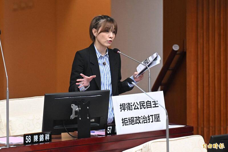 台北市議員顏若芳。(記者張嘉明攝) 台北市議員顏若芳。(記者張嘉明攝)