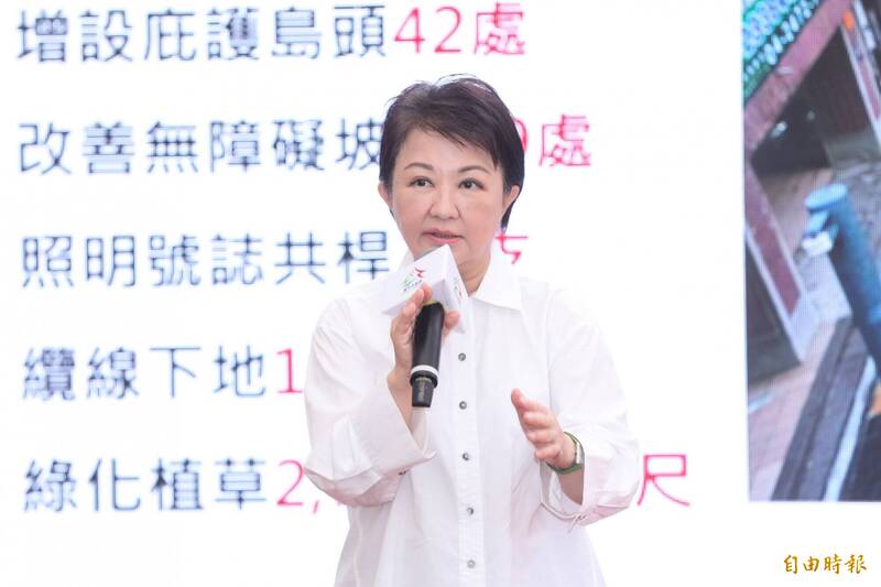 台中市長盧秀燕今年將首次至拱天宮參加白沙屯媽祖起駕活動，也讓外界聯想是否有意再更上一層樓。（資料照）