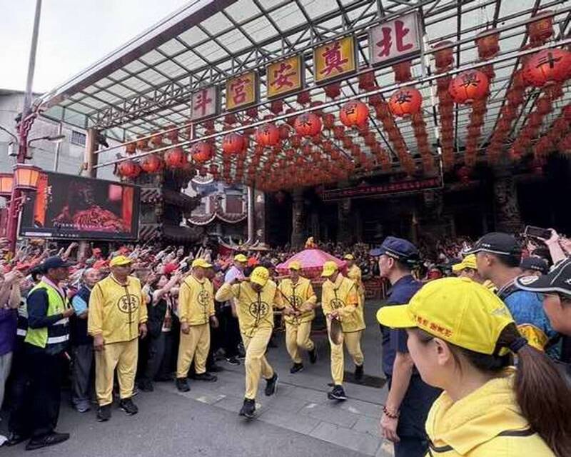 白沙屯媽祖今天下午停駕北斗奠安宮休息。（翻攝白沙屯拱天宮官網）