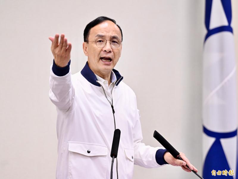 國民黨主席朱立倫。(記者羅沛德攝) 國民黨主席朱立倫。(記者羅沛德攝)