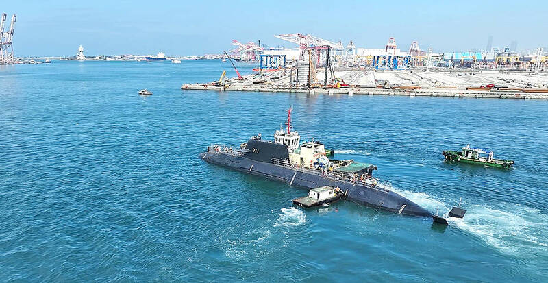 The Hai Kun undergoes tests in Kaohsiung in an undated photograph.
Photo courtesy of CSBC Corp, Taiwan The Hai Kun undergoes tests in Kaohsiung in an undated photograph.
Photo courtesy of CSBC Corp, Taiwan