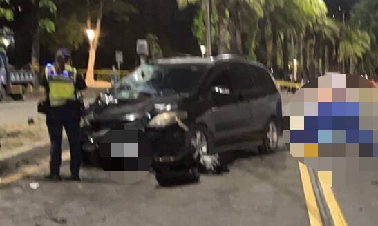 高雄一對十九歲的高職情侶,凌晨遭酒駕撞成一死一命危,目前女方仍未脫離險境。(民眾提供) 高雄一對十九歲的高職情侶,凌晨遭酒駕撞成一死一命危,目前女方仍未脫離險境。(民眾提供)