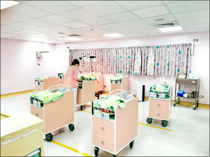 昨天是母親節，2023年新生兒剖腹產達38.4％創新高。（資料照，彰基提供）
