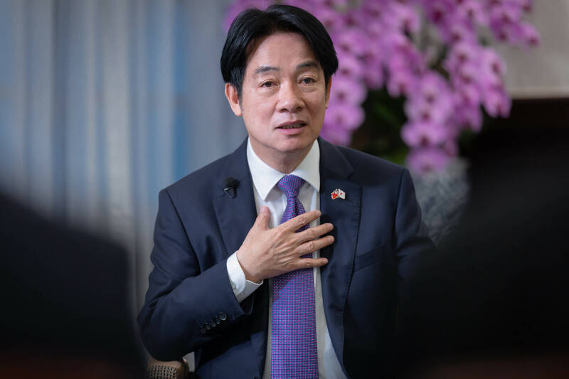 總統賴清德接受「日本經濟新聞社」專訪,這是賴上任後首次接受日媒專訪,內容觸及台美關係、台日關係、兩岸關係。(總統府提供) 總統賴清德接受「日本經濟新聞社」專訪,這是賴上任後首次接受日媒專訪,內容觸及台美關係、台日關係、兩岸關係。(總統府提供)