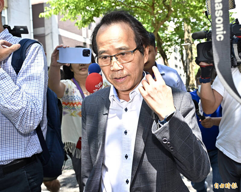 台北地方地院審理京華城容積率弊案，15日傳喚證人、前台北市副市長林欽榮。（記者塗建榮攝）