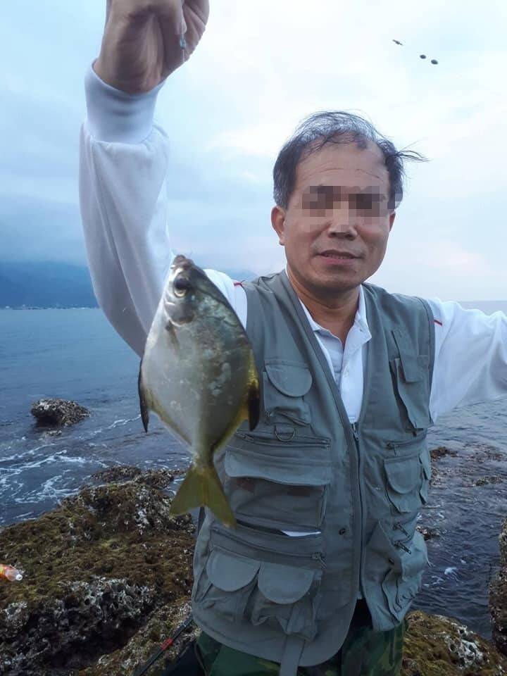 張能發熱愛海釣。(取自張能發臉書) 張能發熱愛海釣。(取自張能發臉書)