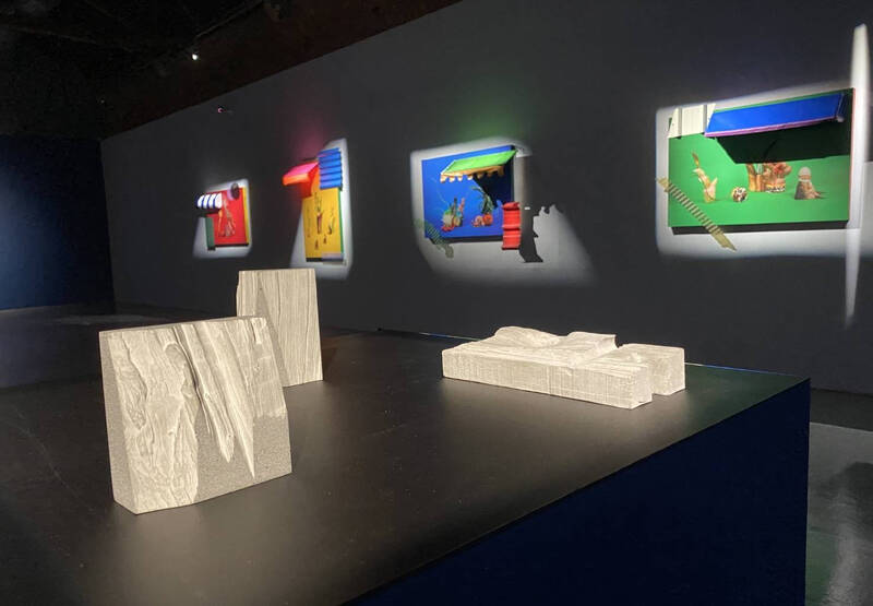 「鏡光映島」展覽。(蕭壠園區提供) 「鏡光映島」展覽。(蕭壠園區提供)