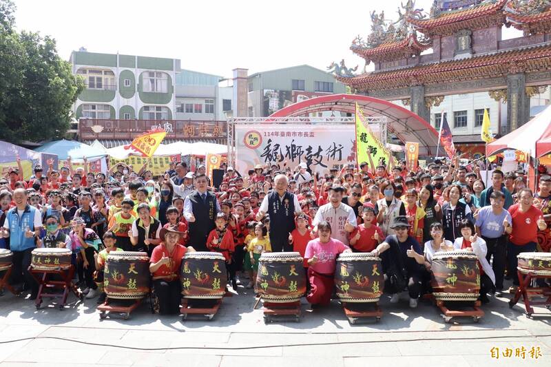 超震撼！台南安平「3+1鼓樂盛會」 千人共響