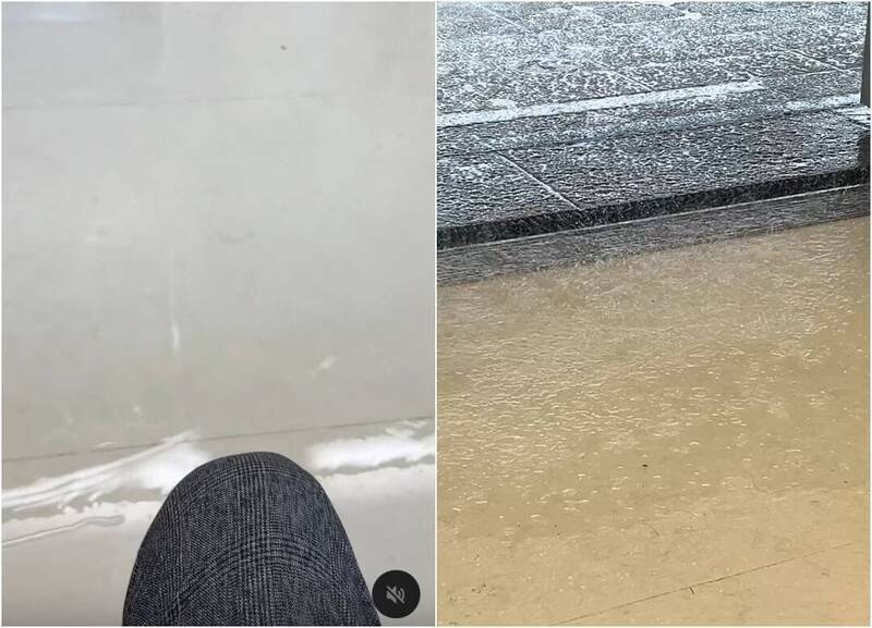 暴雨灌入車廂變水濂洞 北捷淡水站屋頂擬增設擋板