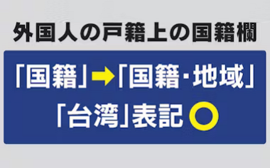 日本戶籍法更新！ 國籍欄可填「台灣」、讀音限制「閃亮亮名」亂象