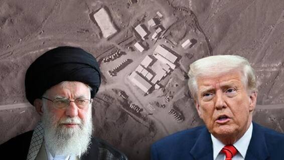 美國據傳向伊朗提出新的核協議草案，圖為伊朗最高領袖哈米尼（左）與美國前總統川普。（法新社）