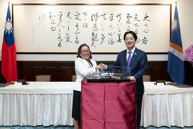 台灣與馬紹爾簽署合作計畫 海妮總統：國際社會需要台灣