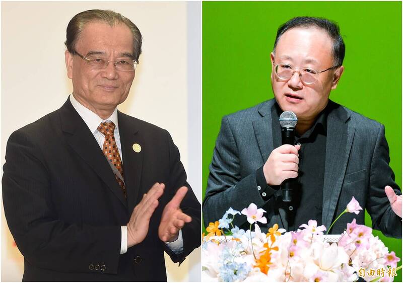 根據本報獨家消息,現任高鐵董事長鄭光遠將轉任台鐵董事長(左圖,記者廖振輝攝),前文化部長史哲則出任高鐵董事長。(右圖,記者王文麟攝) 根據本報獨家消息,現任高鐵董事長鄭光遠將轉任台鐵董事長(左圖,記者廖振輝攝),前文化部長史哲則出任高鐵董事長。(右圖,記者王文麟攝)