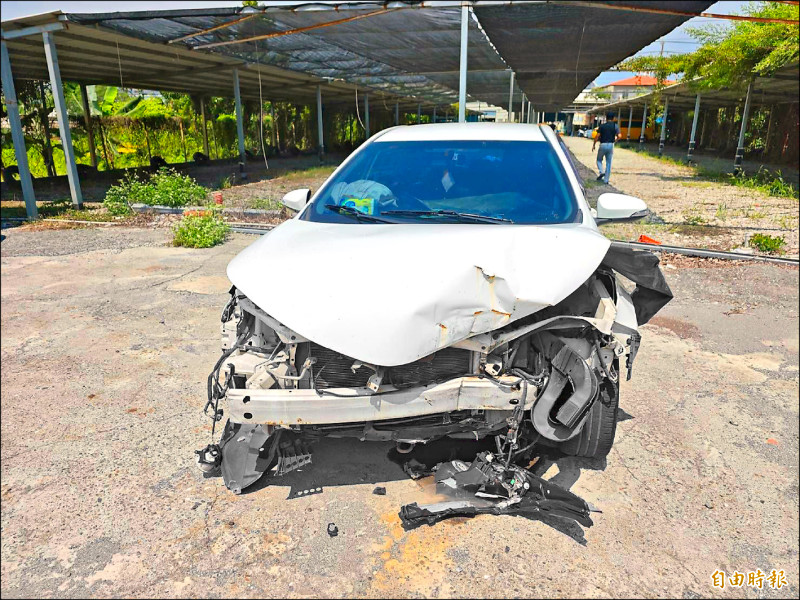 車輛至今仍停放在停車場。(記者陳彥廷攝) 車輛至今仍停放在停車場。(記者陳彥廷攝)