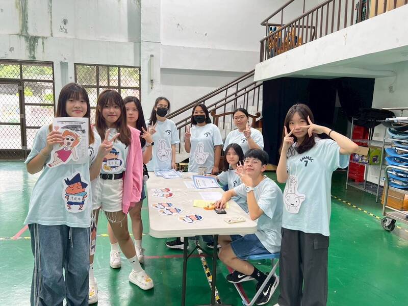 新北市立三民高中學生從營隊中也獲益良多。(新北市立三民高中提供) 新北市立三民高中學生從營隊中也獲益良多。(新北市立三民高中提供)