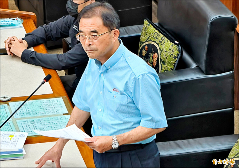 國民黨籍澎湖縣議員歐中慨,涉詐領助理費二審緩刑定讞。(記者劉禹慶攝) 國民黨籍澎湖縣議員歐中慨,涉詐領助理費二審緩刑定讞。(記者劉禹慶攝)