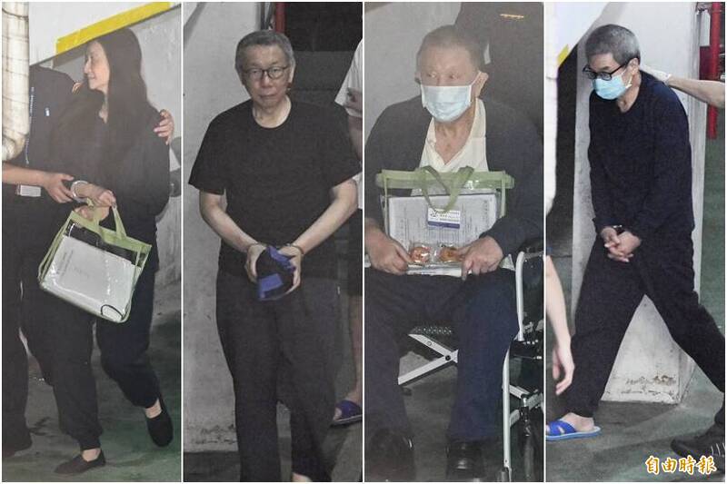 台北地院審理京華城容積率弊案及政治獻金案,認定前台北市長柯文哲、威京集團主席沈慶京、北市議員應曉薇、前北市長辦公室主任李文宗4人分別涉犯貪污治罪條例違背職務收賄、圖利等重罪,犯罪嫌疑重大,且有逃亡、勾串共犯、證人或湮滅證之虞,裁定6月2日起均延長羈押禁見2個月。(資料照,本報合成) 台北地院審理京華城容積率弊案及政治獻金案,認定前台北市長柯文哲、威京集團主席沈慶京、北市議員應曉薇、前北市長辦公室主任李文宗4人分別涉犯貪污治罪條例違背職務收賄、圖利等重罪,犯罪嫌疑重大,且有逃亡、勾串共犯、證人或湮滅證之虞,裁定6月2日起均延長羈押禁見2個月。(資料照,本報合成)