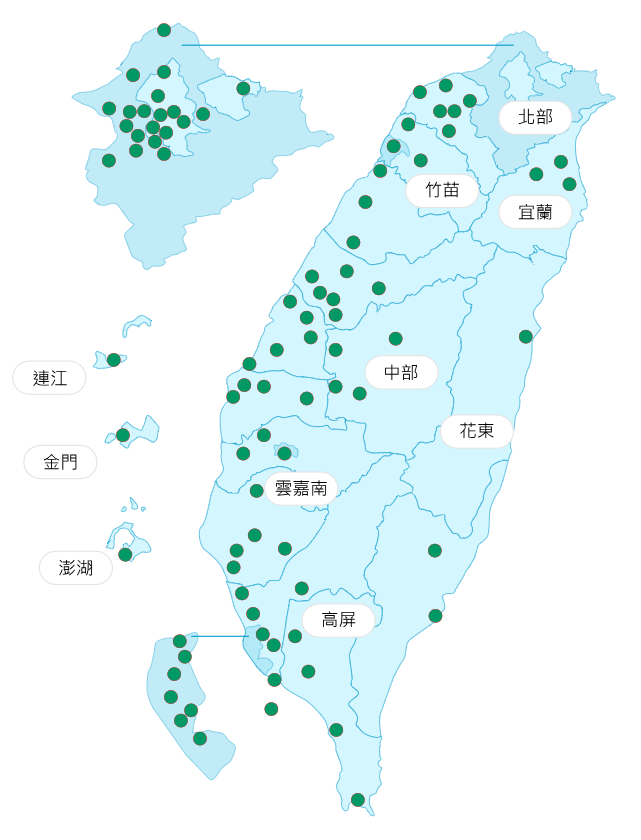 今日各地空氣品質概況。(圖擷取自環保署空氣品質監測網) 今日各地空氣品質概況。(圖擷取自環保署空氣品質監測網)