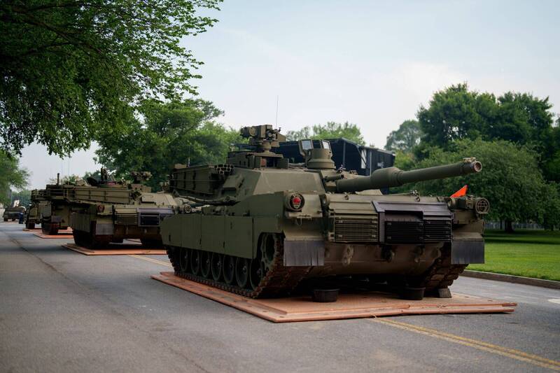 美國華府14日將舉辦閱兵儀式，盛大慶祝陸軍建軍250週年。（彭博社）