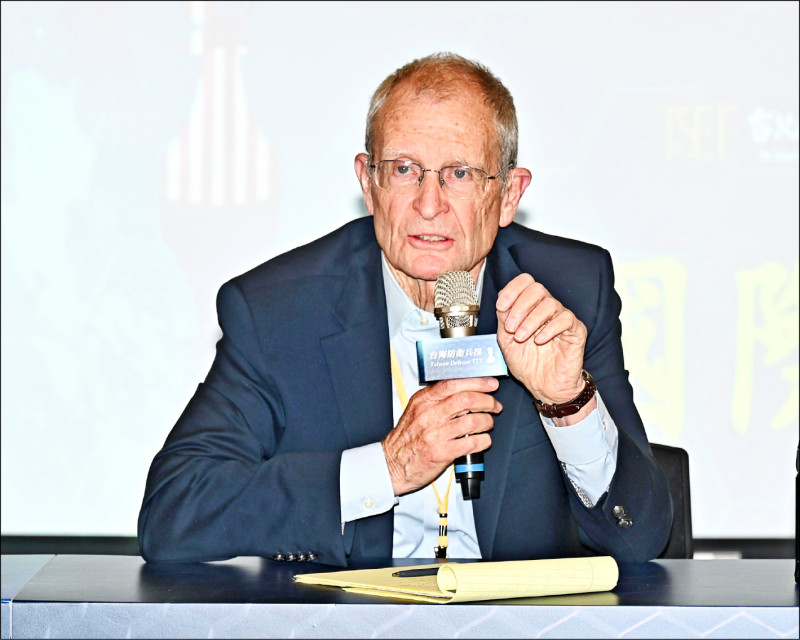 美軍退役上將布萊爾近日在台受訪表示，中國若武力犯台，只要台灣能成功撐住數個月，對中國而言，後果將是全面性的災難。（資料照）