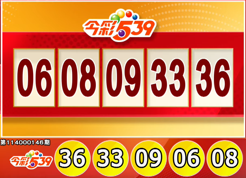 今彩539、39樂合彩開獎號碼。(擷取自三立iNEWS《全民i彩券》) 今彩539、39樂合彩開獎號碼。(擷取自三立iNEWS《全民i彩券》)