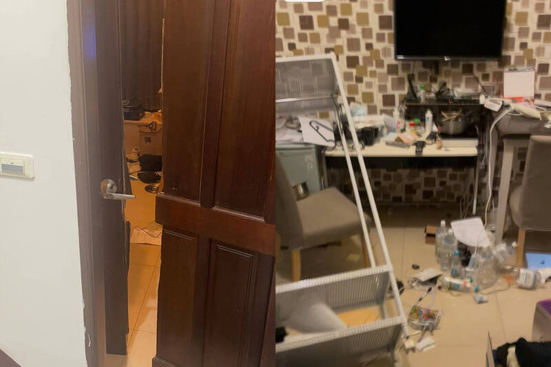 高雄「樋口飯糰」老闆控訴邵姓女房東不僅半夜破門而入,還砸屋、推人下樓。(@isao.higuchi/Threads授權提供) 高雄「樋口飯糰」老闆控訴邵姓女房東不僅半夜破門而入,還砸屋、推人下樓。(@isao.higuchi/Threads授權提供)
