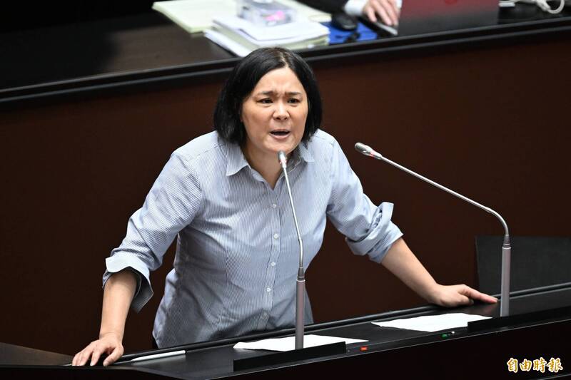 國民黨立委陳玉珍近日上節目聲稱，若中國打過來「會去直接和中國談判」，其言論不僅被同場來賓台北市議員苗博雅斥責「違法」，也引發網友炎上。（資料照）