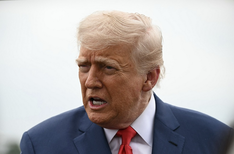 以伊停火協議似乎面臨破裂，川普大為震怒。（法新社）