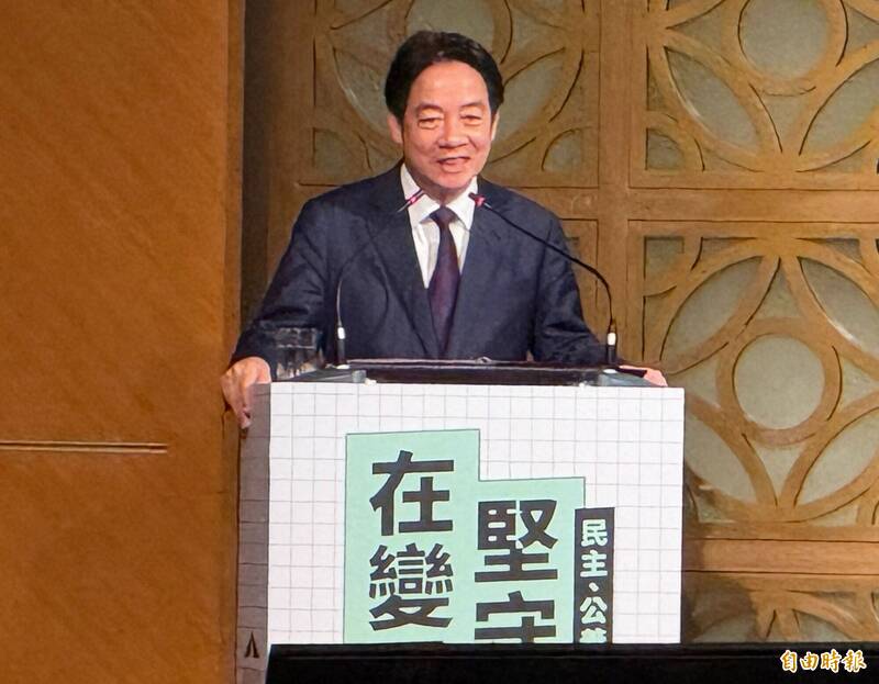 總統賴清德出席「團結國家十講」第二講主題聚焦在「團結」。(記者李容萍攝) 總統賴清德出席「團結國家十講」第二講主題聚焦在「團結」。(記者李容萍攝)
