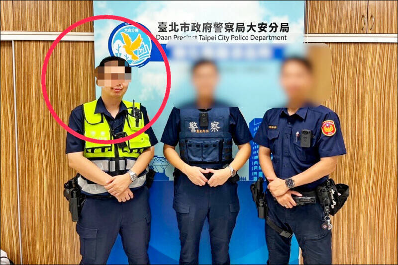 郭姓男警（左）不僅是創意私房會員，還在駐地女廁裝針孔偷拍。（資料照）