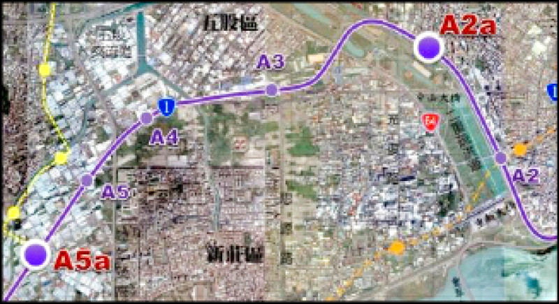 機捷增三重A2a、A5a站 交部:有困難 - 新北市 - 自由時報電子報