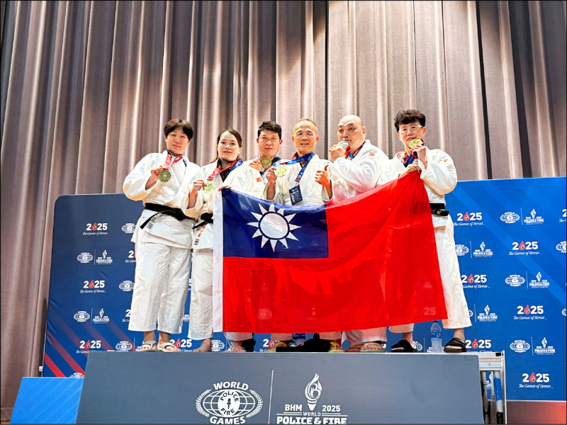 世界警消運動會 台灣首日奪3金1銀2銅