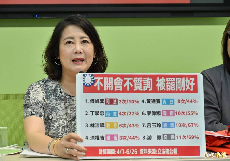 民進黨立院黨團召開「不開會幹嘛延會 大翹班救罷免 大撒幣救罷免」記者會，並由立委吳思瑤說明。（記者田裕華攝）