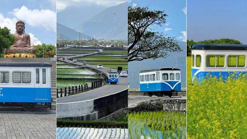 135巡道車遊遍台灣各地,成為旅遊親善大使。(陳朝強提供) 135巡道車遊遍台灣各地,成為旅遊親善大使。(陳朝強提供)