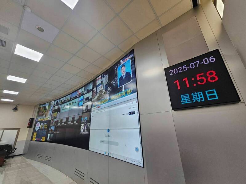 「丹娜絲」颱風來襲,桃園市災害應變中心今(6)日上午11點提升為1級開設。(桃市府提供) 「丹娜絲」颱風來襲,桃園市災害應變中心今(6)日上午11點提升為1級開設。(桃市府提供)