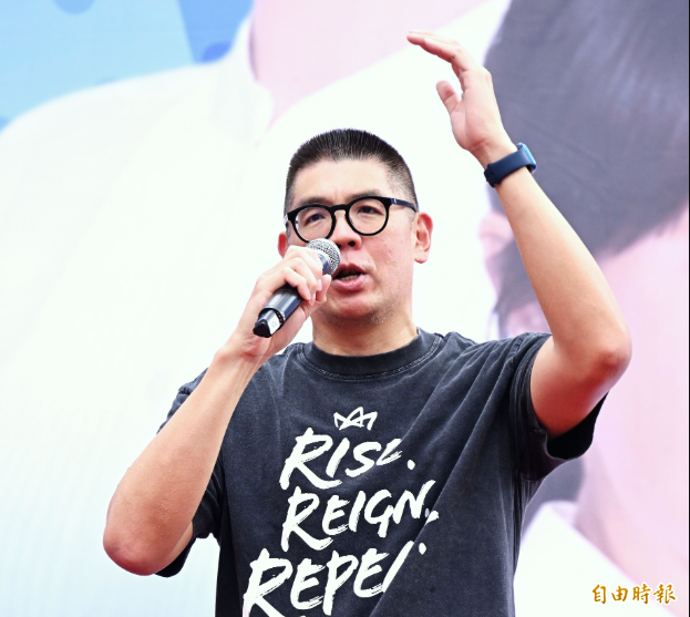 國民黨台北市黨部5日舉行反惡罷大型宣講活動「反惡罷！7/26出門投票不同意罷免」，藍營副主席連勝文宣講。（資料照）