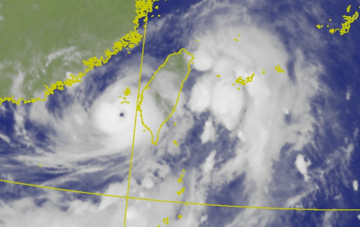 氣象署對雲林縣、嘉義縣、台南市發出颱風強風告警。(擷取自中央氣象署) 氣象署對雲林縣、嘉義縣、台南市發出颱風強風告警。(擷取自中央氣象署)