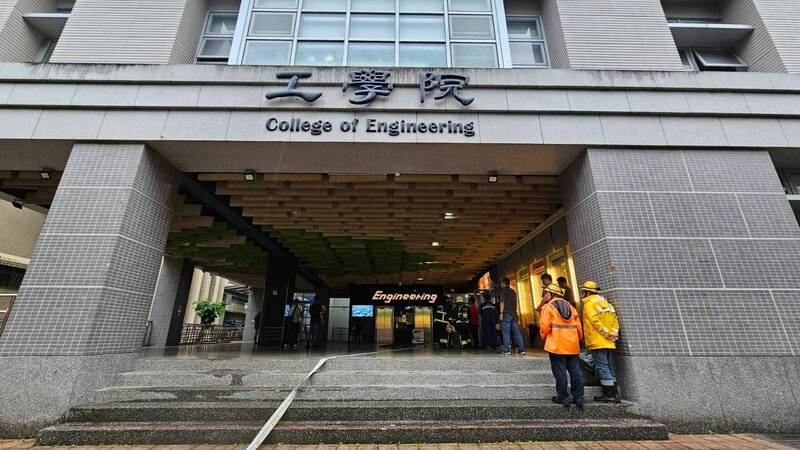 事发地点在宜大工学院实验室。（记者江志雄翻摄）