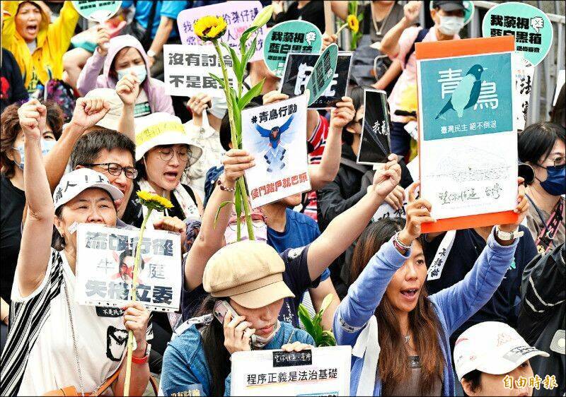 民團號召青鳥7/10回防立院 籲藍白「看守國會」停審爭議法案