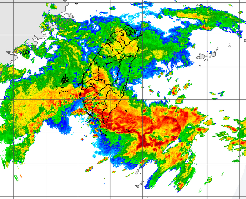 3縣市防大雷雨來襲 台南、屏東發布災防告警訊息