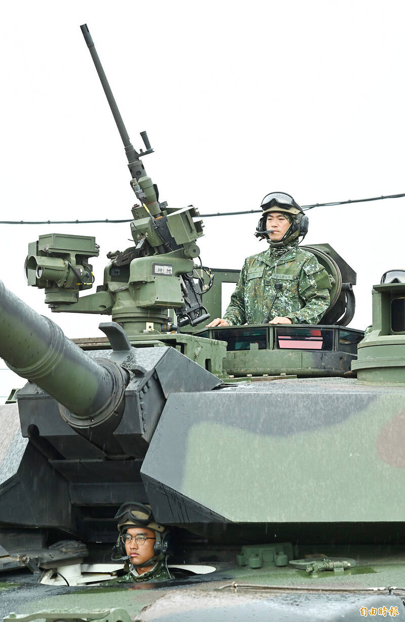 《TAIPEI TIMES》 Tanks get ‘perfect’ rating in exercises - 焦點 - 自由時報電子報
