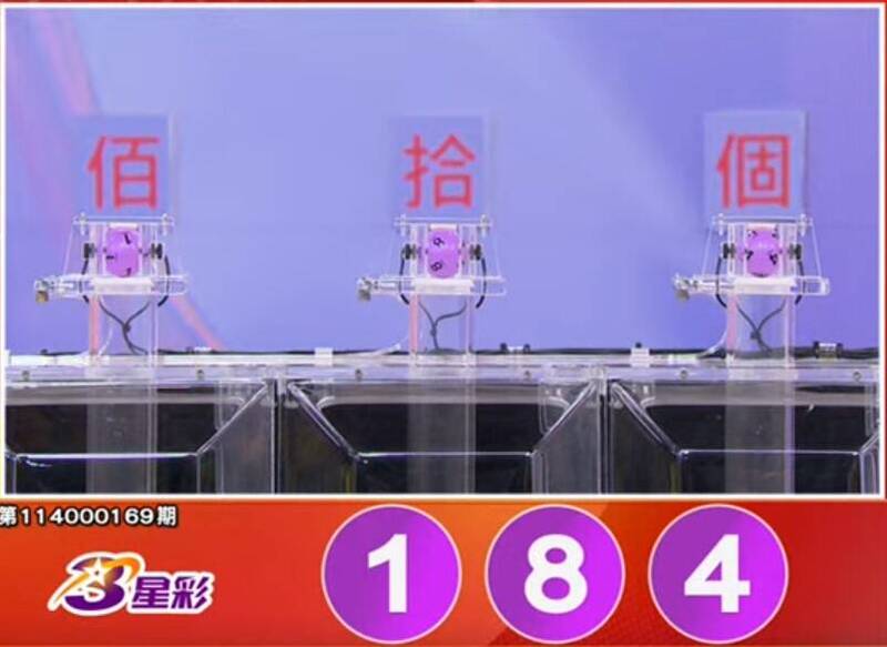 3星彩開獎號碼。（擷取自三立iNEWS《全民i彩券》）