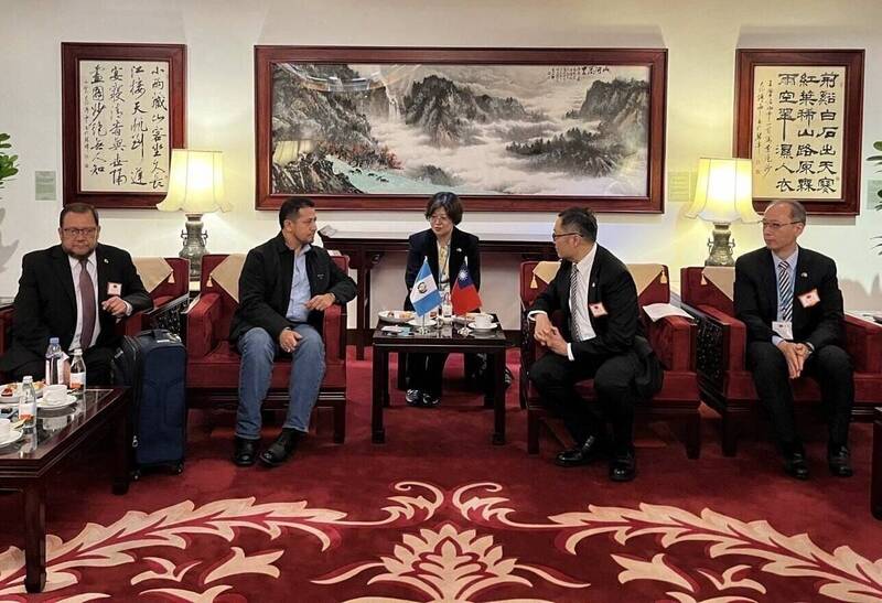友邦瓜地馬拉國會議長訪台  雙方將在半導體等領域合作