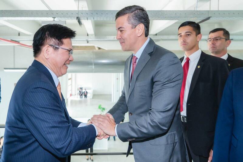 接見林佳龍 巴拉圭總統：盼學習台灣模式促進共同成長