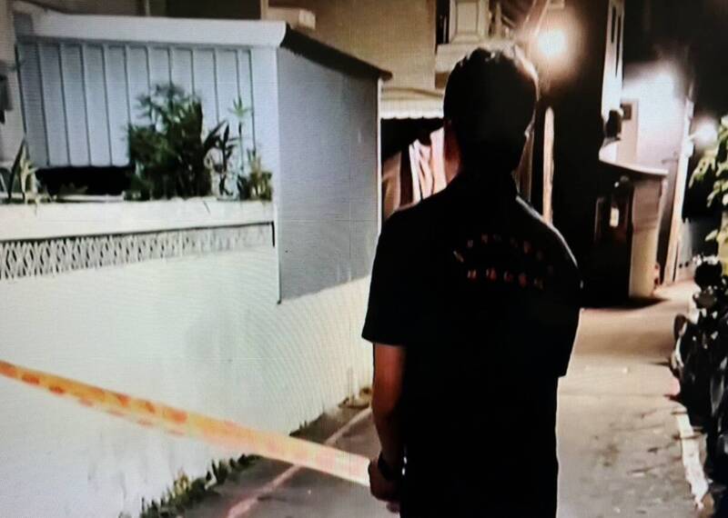 警方拉起封鎖線採證。(民眾提供) 警方拉起封鎖線採證。(民眾提供)