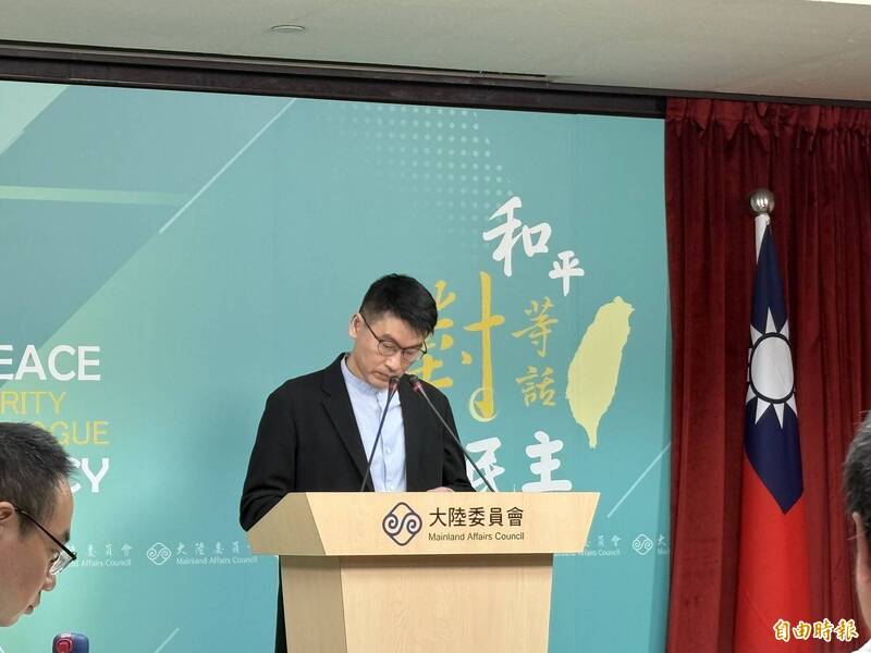 陸委會發言人梁文傑今表示，目前共有10名中配因財產繼承、社福等因素放棄台灣身分，已列冊管理中配達89.4%。（記者黃靖媗攝）