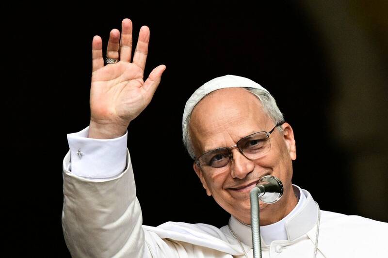 教宗良十四世。（歐新社檔案照）