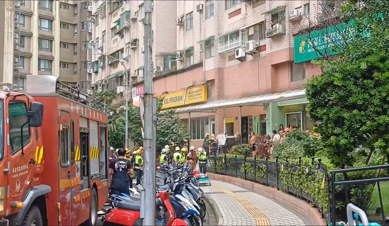 淡水大樓火警  疑電腦長時間沒關釀電線走火