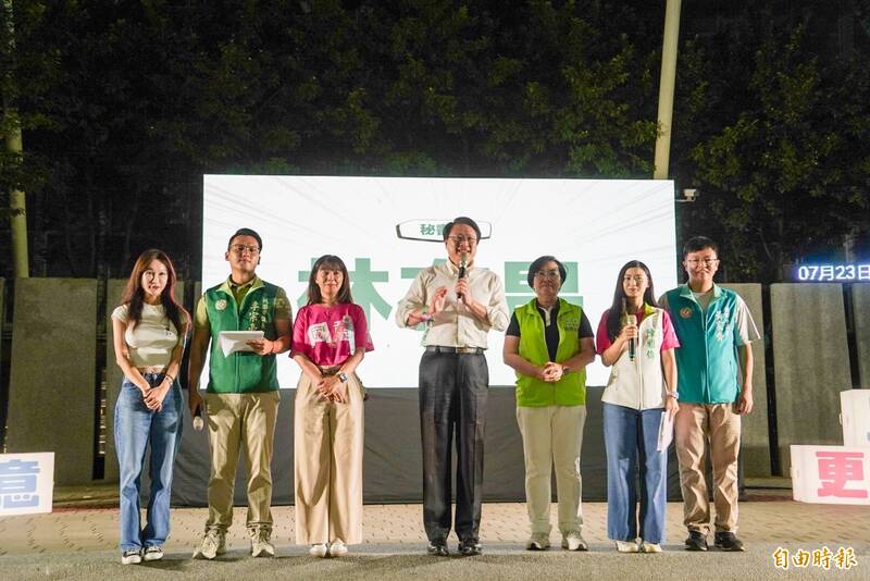 「龜山公民之夜」宣講 林右昌：藍白已成立法怪獸 沒人可制衡